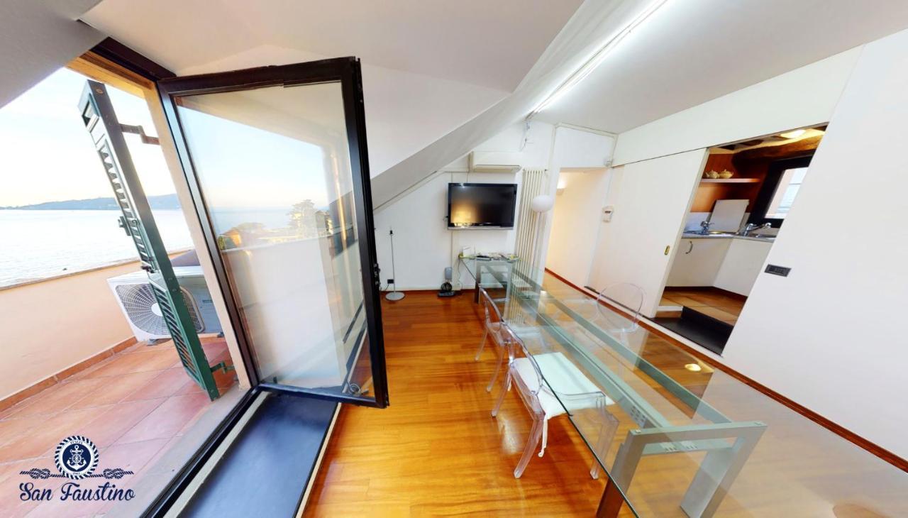 Welcome Riviera - Attico San Faustino 165 Mq Piu 110 Mq Di Terrazza- In Villa 700 ,Vista Mare Strepitosa-100 M Dalla Spiaggia-Parking Esclusivo Rapallo Exteriér fotografie
