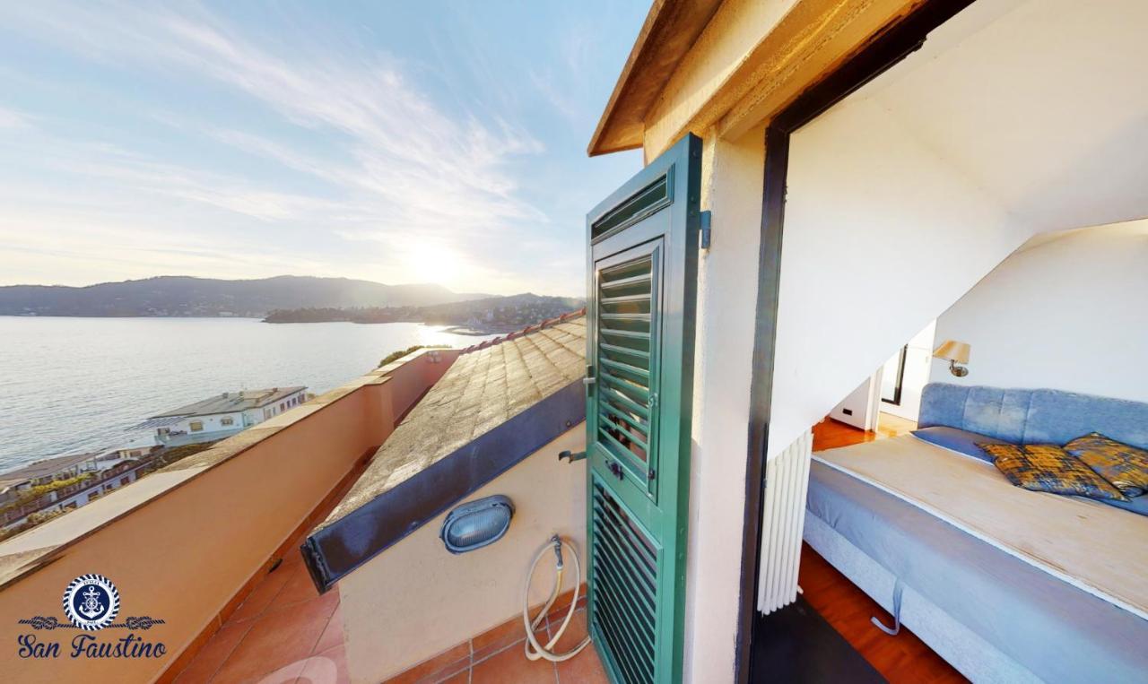 Welcome Riviera - Attico San Faustino 165 Mq Piu 110 Mq Di Terrazza- In Villa 700 ,Vista Mare Strepitosa-100 M Dalla Spiaggia-Parking Esclusivo Rapallo Exteriér fotografie
