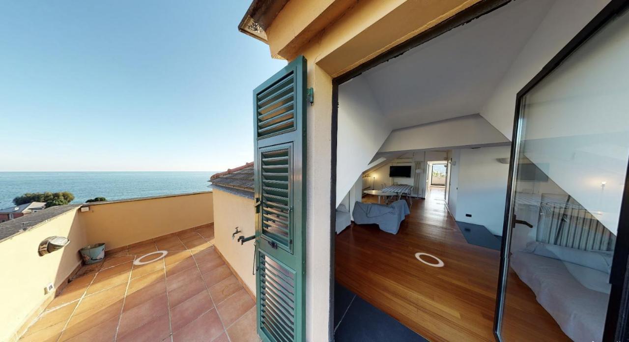 Welcome Riviera - Attico San Faustino 165 Mq Piu 110 Mq Di Terrazza- In Villa 700 ,Vista Mare Strepitosa-100 M Dalla Spiaggia-Parking Esclusivo Rapallo Exteriér fotografie