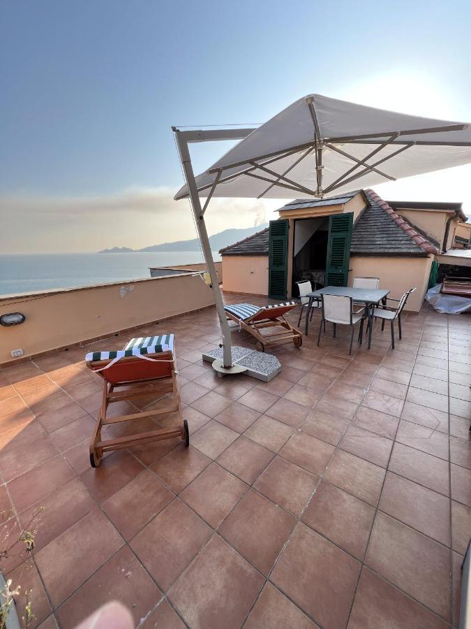 Welcome Riviera - Attico San Faustino 165 Mq Piu 110 Mq Di Terrazza- In Villa 700 ,Vista Mare Strepitosa-100 M Dalla Spiaggia-Parking Esclusivo Rapallo Exteriér fotografie